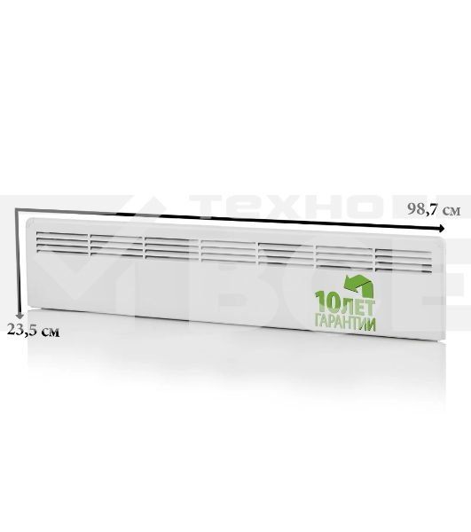 Конвектор ENSTO FinnHeat MINI EPHBMM07PR белый, 750 Вт, 12 м2, механический термостат