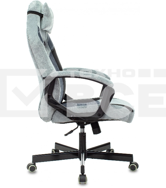 Кресло игровое Бюрократ VIKING 6 KNIGHT BL FABRIC синий, крестовина металл/пластик