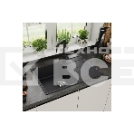 Кухонная мойка Maunfeld Lacrima 750 MFQS-750B черный, фото3