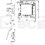 Вывод кабеля из стены DKC Avanti 4412983 