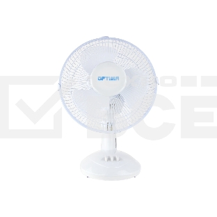 Вентилятор OPTIMA ODF-25W (настольный, 390мм/270мм/25Вт, 2 скорости, 1шт./упак., белый)