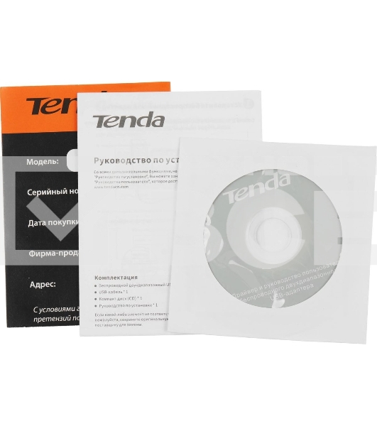 Адаптер Wi-Fi Tenda U12 (USB3.0, WLAN 1300Mbps, 802.11ac) 1x int Antenna