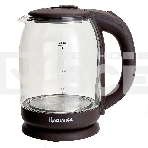 Чайник электрический ВАСИЛИСА ВА-1035 1,8л, стекло, коричневый, 1500 Вт (12), фото 1