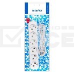 Удлинитель Smartbuy, 6 гнезд 3 метра 10А/2,2 кВт без заземления ПВС 2х1,0 (SBE-10-6-03-N), фото2