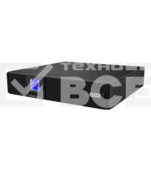 Источник бесперебойного питания CBR ESN-2KRT-8I-LCHERSC Online 2000VA/2000W RT 8 x C13, LCD, HID-USB, RS232, EPO, SNMP slot