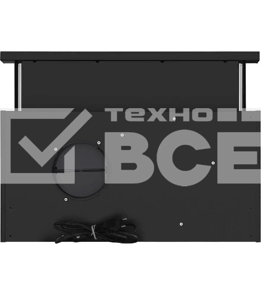 Вытяжка встраиваемая Maunfeld VS Light 50 черный, 50 см, 520 куб. м/ч, 56 дБ