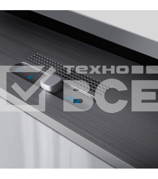 Холодильник Maunfeld MFF192NFB01 Inverter черный стекло трехкамерный 334/184л морозилка снизу, No Frost, Side by Side