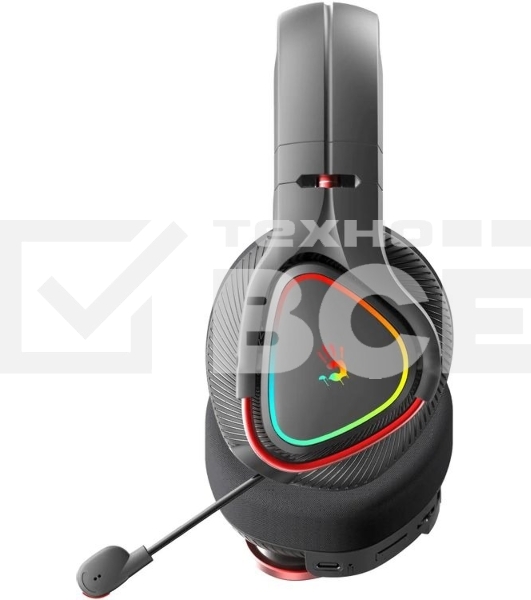 Гарнитура проводная с микрофоном A4Tech Bloody MR710 черный BT оголовье (MR710 BLACK)