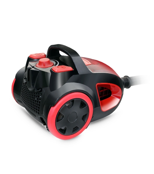 Пылесос Ginzzu VS437 черный/красный, 420/2400 Вт, уборка сухая, пылесборник контейнер 2,5 л