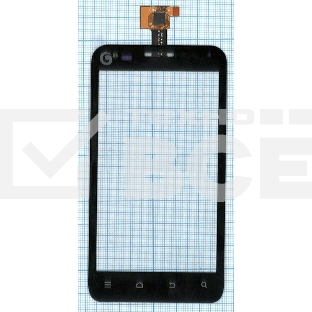 Сенсорное стекло (тачскрин) для ZTE V807 Blade C YZ-CTP465-FPC-V1, черное
