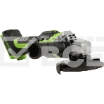 Угловая шлифовальная машина аккумуляторная GreenWorks GD24AGk4, 24V, бесщеточная, c 1хАКБ 4 А·ч и ЗУ в сумке (3200207UB), фото2