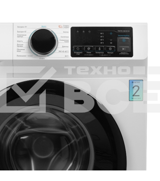 Стиральная машина Centek CT-1920 белый, загрузка фронтальная 6 кг, 1000 об/мин., класс: А+++