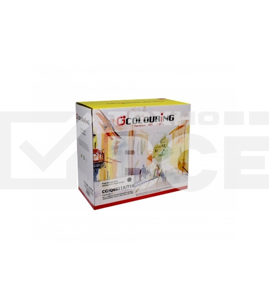 Картридж лазерный Colouring CG-Q6511X/710 черный (12000 стр.) для HP LJ 2400/2410/2420/2420d/2420n/2420dn/2420dtn/2430n/ Canon Laser Shot LBP 3460