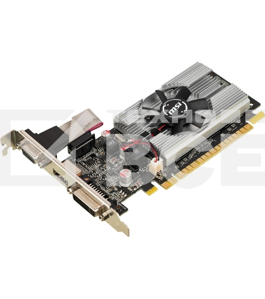 Видеокарта MSI N210-1GD3/LP NVIDIA GeForce 210 1024Mb 64 DDR3 460/800 DVIx1/CRTx1 Ret