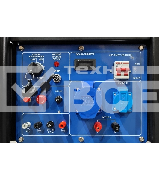 Электрогенератор дизельный ТСС SDG 10000EHA, 11 кВт, 82 дБ, 190 кг