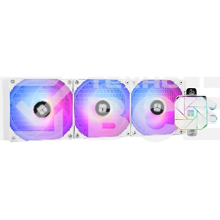 Водяное охлаждение для процессора Thermalright Aqua Elite 360 White ARGB V3 (360mm, White, ARGB/ Fans: 3x120mm, 66.17CFM, 25.6dBA, 1500RPM/ Pump height 53mm, 23dBA, 3300RPM, Rad thickness 27mm/ S: 1200, 1700, 1851, 2011, 2066, 115X, AM5, AM4)