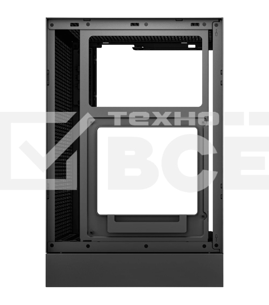 Компьютерный корпус Deepcool CH170 DIGITAL черный без БП mATX 1x120mm 1xUSB2.0 1xUSB3.0 audio bott PSU