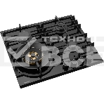 Газовая панель Weissgauff HGG 6441 BG Brass независимая, черный, фото4