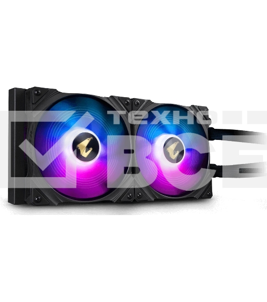 Система водяного охлаждения AORUS WATERFORCE 280 черный 140мм алюминий+медь 2100rpm 36.5db 4-pin