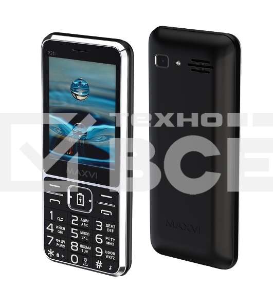 Мобильный телефон Maxvi P21i черный