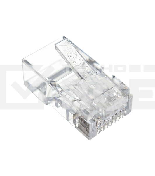 Коннектор VCOM RJ-45 (8P8C) для UTP кабеля 6кат. ( упаковка 20шт.)