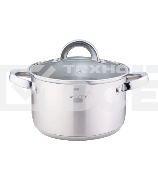 Кастрюля ALBERG AL-2123 с крышкой, 6,5 л