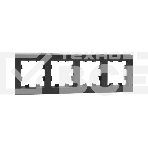 Рамка Эпика 4 - местная EKF UP1-FPB-04 черная, пластик, фото 1