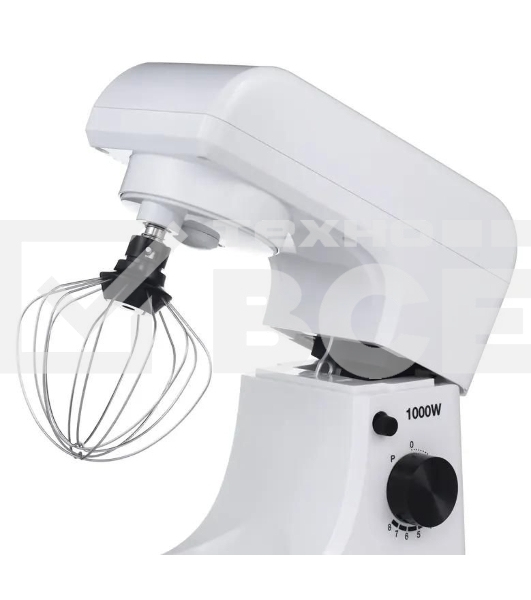 Миксер планетарный Hyundai HYM-S4451 1000 Вт, белый/черный