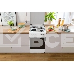 Плита комбинированная Gorenje GK5A12WG белый, конфорок 2 газовых и 2 электрических, духовка 68 л, 50 см x 85 см x 59.4 см, фото2