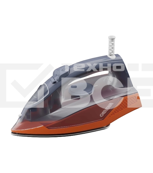 Утюг Cadena IC307C серый, 2400 Вт, 25 г/мин, 160 г/мин, 230 мл