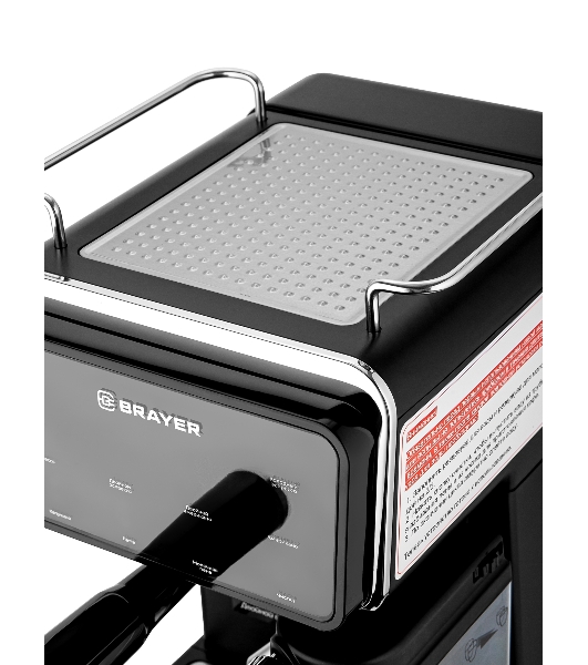 Кофеварка рожковая BRAYER 1128BR с автокапучинатором