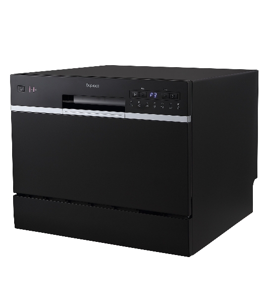 Посудомоечная машина Бирюса DWC-506/7 B, черный, 55см, 6 компл., 49 дБ, класс A+