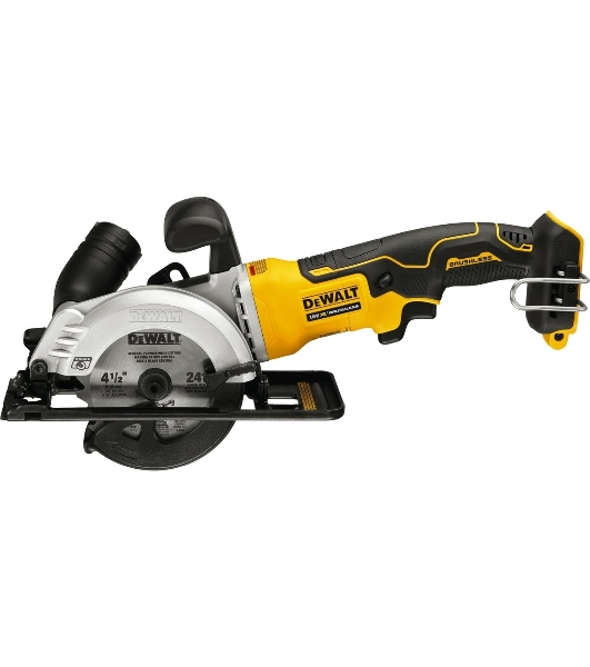 Мини циркулярная аккумуляторная ручная пила DeWALT 115 мм, 18В DCS571N