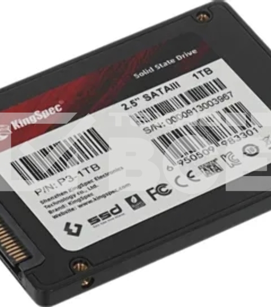 Накопитель SSD KingSpec P3-1TB, 1024GB, SATA, 2.5