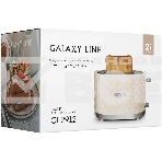 Тостер Galaxy Line GL 2912, бежевый, пластик, 1200 Вт, фото2