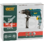 Дрель ударная FIT ID-800 800 Вт, 0-3000 об/мин, КлП 13 мм, 1,85 кг, рез. накл., коробка, фото3