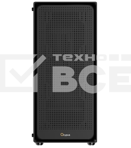 Корпус Ocypus Gamma C50 без БП черный (Gamma-C50-BKG000XX-GL)