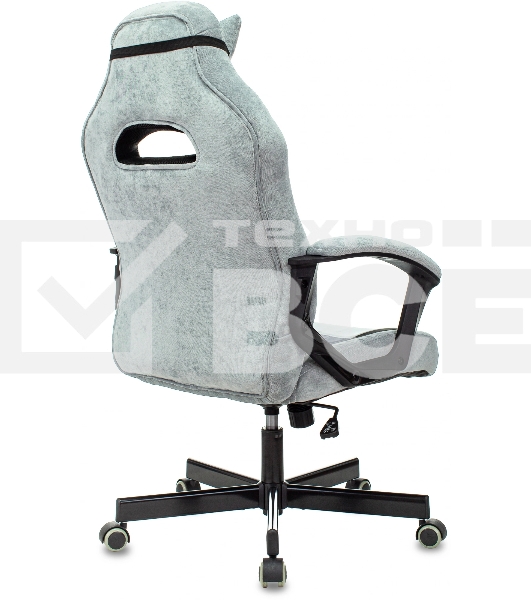 Кресло игровое Бюрократ VIKING 6 KNIGHT BL FABRIC синий, крестовина металл/пластик
