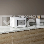 Микроволновая печь Krona QUANTUM 44 WH/IX нержавеющая сталь/белый, 20 л, 800 Вт, переключатели - кнопки/поворотный механизм, фото2