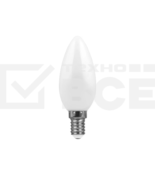 Лампа светодиодная FERON LB-66 (25785) 7W 230V E14 2700K матовая
