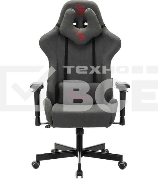 Кресло игровое A4Tech Bloody GC-700, серый, крестовина пластик