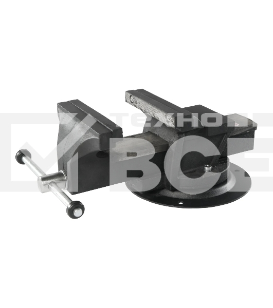 Тиски КАЛИБР ТПСН-200И слесарные поворотные (200 мм, наковальня)