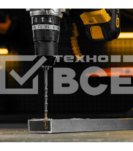 Сверло спиральное по металлу Denzel 5 х 132 мм, Р6М5, Golden Tip, удлиненное