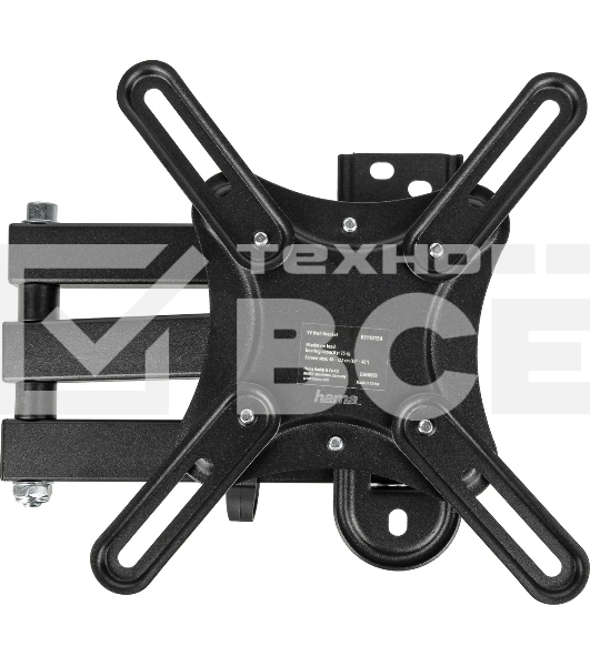 Кронштейн для телевизора Hama R1 118154 черный, 19'-48' макс. 25 кг, настенный, поворот и наклон