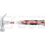 Молоток-гвоздодер Matrix 10460, 450 г, цельнометаллический, двухкомпонентная рукоятка, фото 1