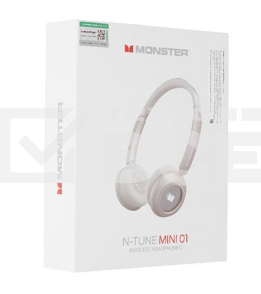 Беспроводные наушники MONSTER N-tune mini 01 бежевый, накладные, Bluetooth, до 50 ч