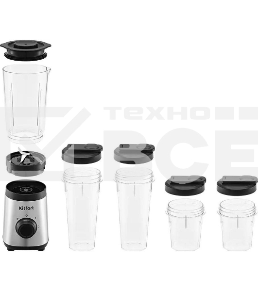 Блендер стационарный Kitfort КТ-3570 305Вт нержавеющая сталь/черный