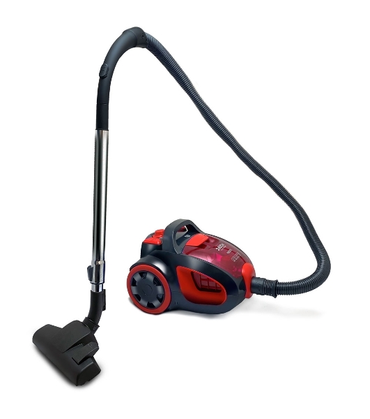 Пылесос Ginzzu VS437 черный/красный, 420/2400 Вт, уборка сухая, пылесборник контейнер 2,5 л