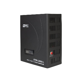 Стабилизатор напряжения Rucelf STW-12000-L 12кВА однофазный черный