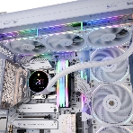 Система жидкостного охлаждения Thermalright Frozen Magic 360 Digital V2 ARGb Soc-AM5/AM4/1200/1700/1851 белый 4-pin 28dB Al LCD Ret (F-MAGIC-360-DIGITAL-WH-ARGb-V2), фото2